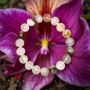 🆕 10mm Fire Quartz Bracelet ❤️